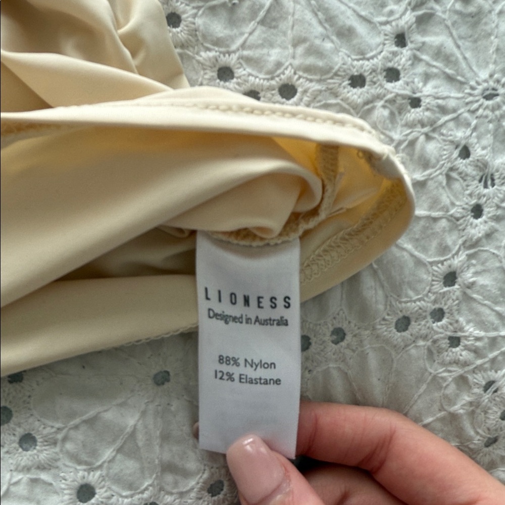 Cream Top with Ruffle Detail - Picture 2 of 3